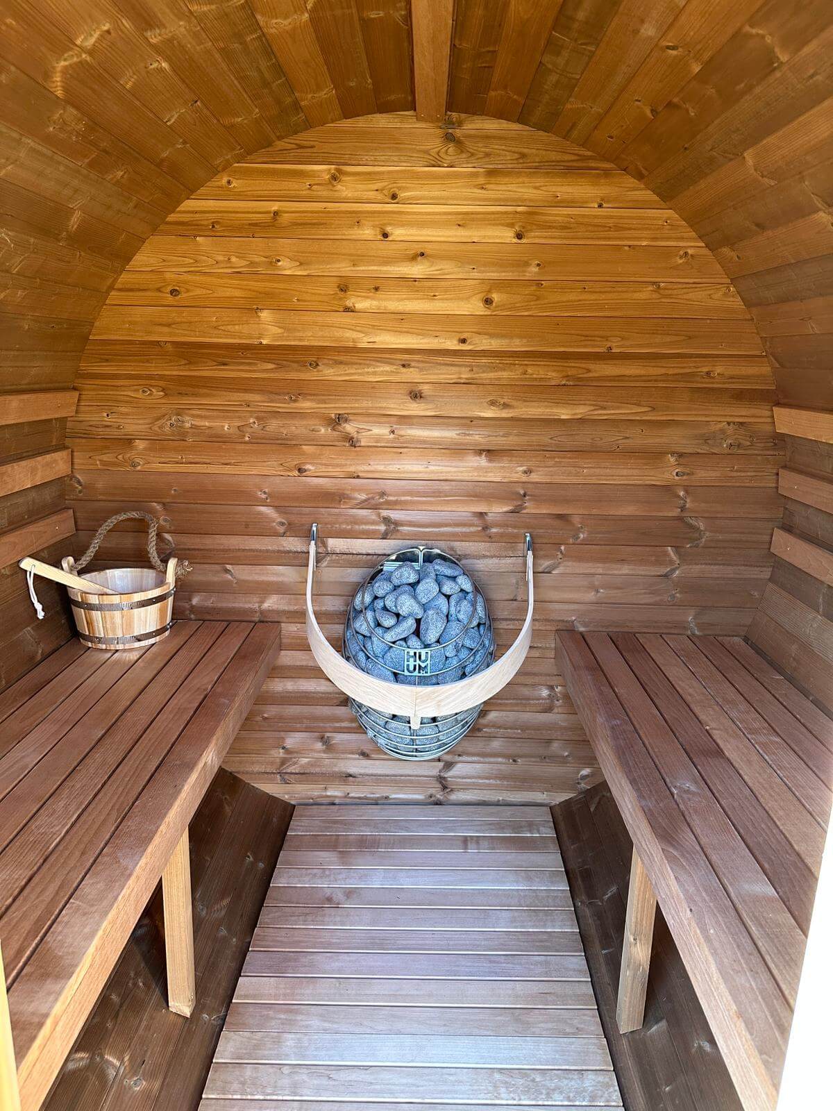 HUUM DROP Electric Sauna Heater 6kW - Installed View