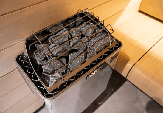 HUUM DROP Electric Sauna Heater 6kW - Installed View