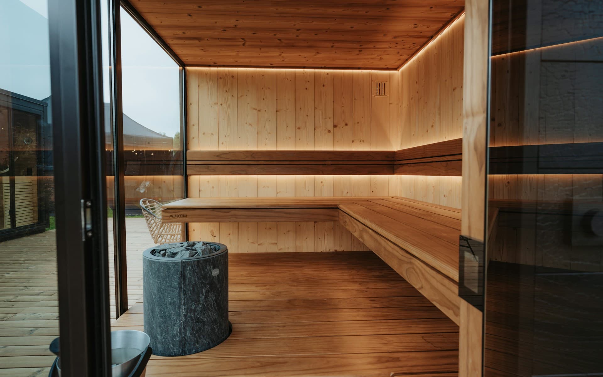 Sauna interior lifestyle